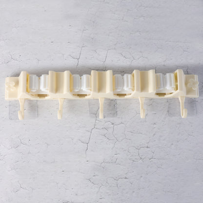 Self-adhesive Wall-mount Broom  Mop Holder Rack