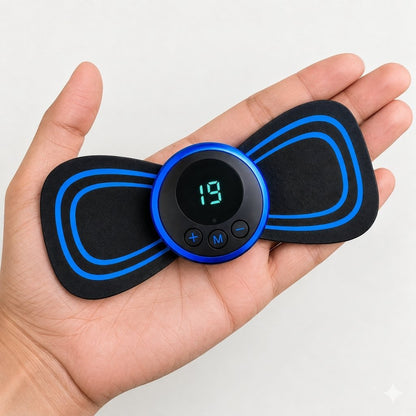 USB Rechargeable EMS Neck Massager — 8 Modes, 19 Intensity Levels